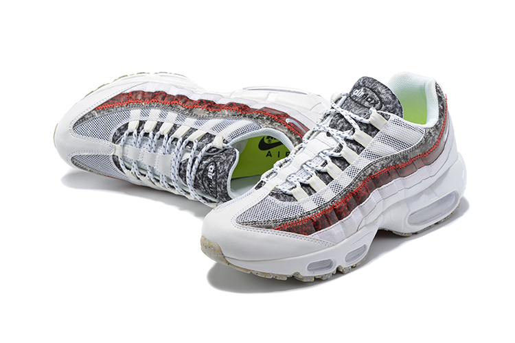 New 2021 Nike Air Max 95 White Grey Brown Shoes